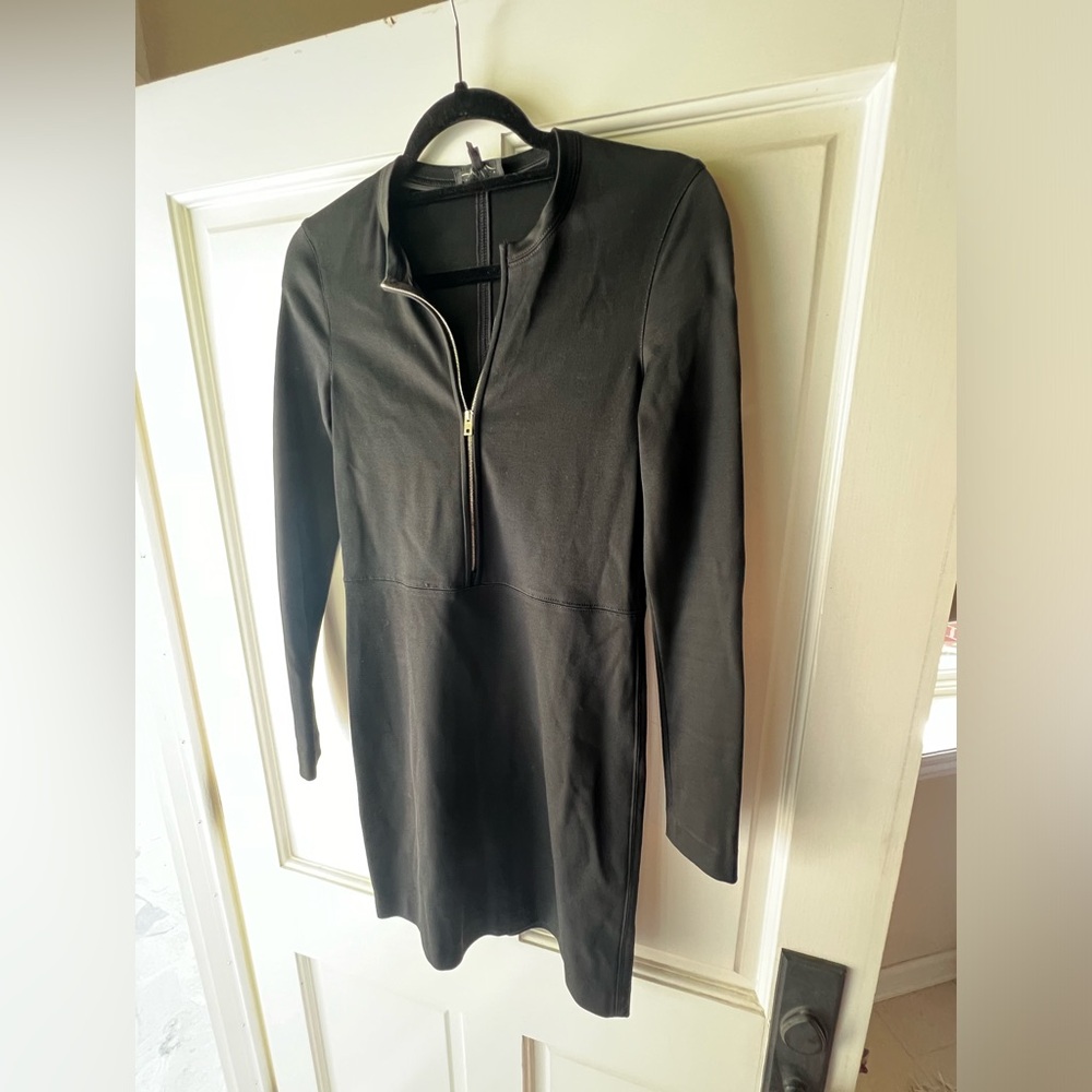 Rag & Bone Black long sleeved dress